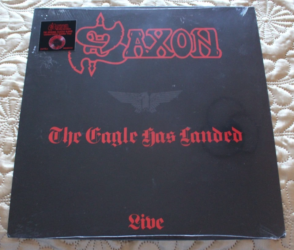 Saxon - The Eagle Has Landed (LIVE) (10 TRK 12" RED Vinyl Album) MINT!! - Image 1 of 2