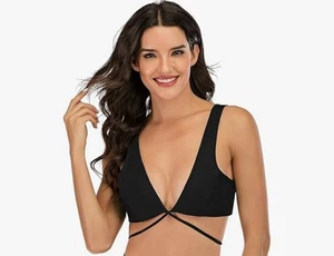 ¡Nuevo con etiquetas! Top de bikini negro | Talla mediana - Imagen 1 de 7