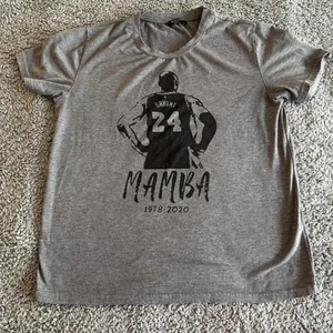 Kobe Bryant NBA Los Angeles Lakers Gray Mamba Women's Cotton Large 1978-2020 - Picture 1 of 6