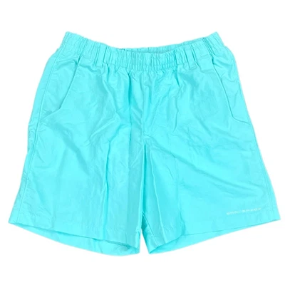 Pantalones Cortos de Natación Columbia Aqua Turquesa PFC Omni-Sombra Verde Cordón Medianos Foto 1 de 4