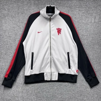 VTG Nike Manchester United Football Track Jacket Men’s XL Soccer Logo Swoosh Y2K - Image 1 of 4