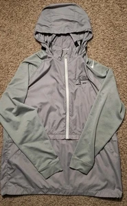 Nike Windbreaker Regenjacke Herren Packable Hood Golf Pullover 1/2 Zip grau XL - Bild 1 von 15