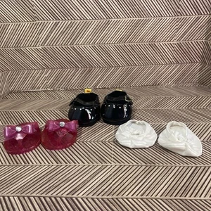 Build A Bear Shoes Lot Ballet Slippers Jelly Sandals May Jane - Picture 1 of 7