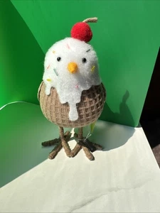 Target Sun Squad 2025 Sprinkles Fabric Bird Featherly Friends Ice Cream Cone - Picture 1 of 4