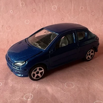 Majorette Peugeot 206 3 puertas 1/60? 3 pulgadas azul metálico [el vendedor... - Imagen 1 de 3