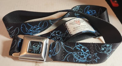Cinturón ajustable estilo cinturón de seguridad con hebilla Disney Stitch Foto 1 de 4