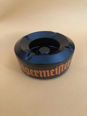 Jägermeister Aschenbecher, Windaschenbecher, Ascher, PVC, schwarz, Gebraucht - Bild 1 von 3