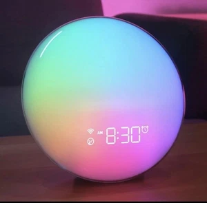 Sunrise Sveglia Macchina del Suono, Luce Sveglia Intelligente, Luce Ambientale e Sonno... - Foto 1 di 7