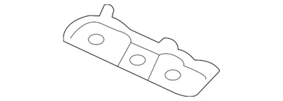 Guía de cubierta de parachoques delantero genuino GM 42723582 Foto 1 de 2