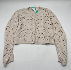 Z Supply Rosalyn Pullover Strickjacke. Beige Gr. - M - Bild 1 von 3