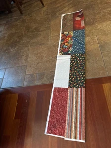 2 yard Fabric Panel - Hoffman  Digital Ol' St Nick  8  Fat Quarter Blocks - Picture 1 of 1