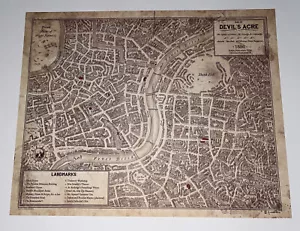 Brand New- Miss Peregrine Book Series Map Of Devil's Acre - Picture 1 of 4