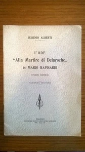 L’Ode alla Martire di Delaroche - Eugenio Alberti, 1929, con dedica autografa - Imagen 1 de 1