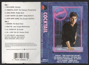 1988 MUSIC AUDIO CASSETTE TAPE [ALBUM: COCKTAIL MOVIE SOUNDTRACK] VARIOUS ARTIST - Picture 1 of 7