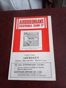 Airdrieonians  v.  Aberdeen league  59/60