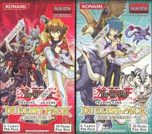 YUGIOH JADEN YUKI 3 & JESSE ANDERSON 1A EDICIÓN BOOSTER BOX TARJETAS DE EXPLOSIÓN - Imagen 1 de 2