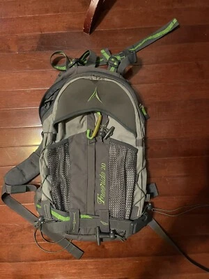 Dynastar Aqua Cham Freeride Touren-/Trekking-/Bergsteigerrucksack grau grün - Bild 1 von 4