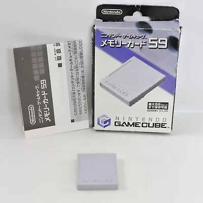 Game Cube Official Memory Card 59 Boxed DOL-008 Nintendo Gamecube 2366 - Image 1 of 4