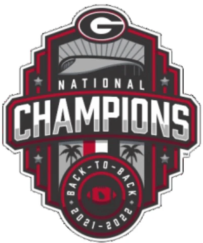2022 National CHANPIONS GEORGIA BULLDOGS 6” Premium Magnet LICENSED NCAA Cover