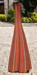 Alfombra Turca Kilim 28''x345'' SUPER LARGA Corredor Multicolor Escaleras Pasillo - Imagen 1 de 11