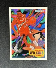 1993-94 Fleer Dominique Wilkins #237 Pro Vision Basketball Art Card Hawks