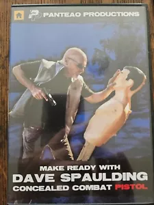 Make Ready With Dave Spaulding- CONCEALED COMBAT PISTOL DVD -Panteao Productions - Picture 1 of 2