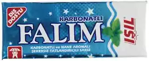 Falim Sugarless Plain Gum 20 Packs 100 Pieces Each Carbonate & Mint Flavor - Picture 1 of 3