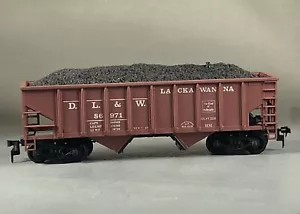 Treno Miniatura - D L & W - Tramoggia laterale a costine doppia 36' + Wgt # 86971 - Foto 1 di 6