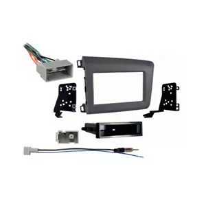 Fits Honda Civic 2012 Single DIN Aftermarket Harness Radio Install Dash Kit - Picture 1 of 4