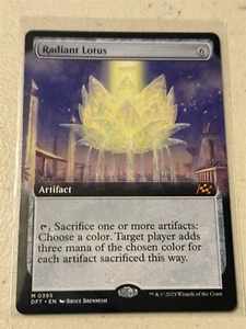 mtg borderless Radiant Lotus, mythic rare, Aetherdrift, unplayed - Picture 1 of 1