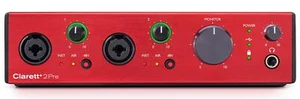 Focusrite Clarett+ 2Pre USB-C Audio Recording Interface, 2 Mic Preamps/JFET/ADAT - Picture 1 of 5