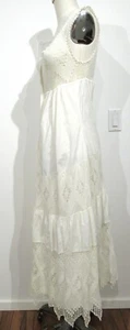 ANTIKES CHEMISE 1900ER 1910ER M KLEID VINTAGE BAUMWOLLE UNTERWÄSCHE HÄKELSPITZE F1 - Bild 1 von 21