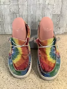 Hey Dude Mandala Tie Die Loafer Slipper Damenschuhe Größe 9 - Bild 1 von 10
