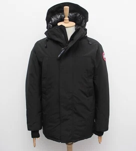 NEW! Men's CANADA GOOSE Sanford Parka Down Puffer Jacket Hooded Black fits XS/S - Picture 1 of 18