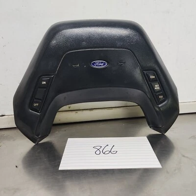 Interruptor de control de crucero con almohadilla de bocina del volante Ford F150 F350 Bronco 1987-1991 Foto 1 de 4