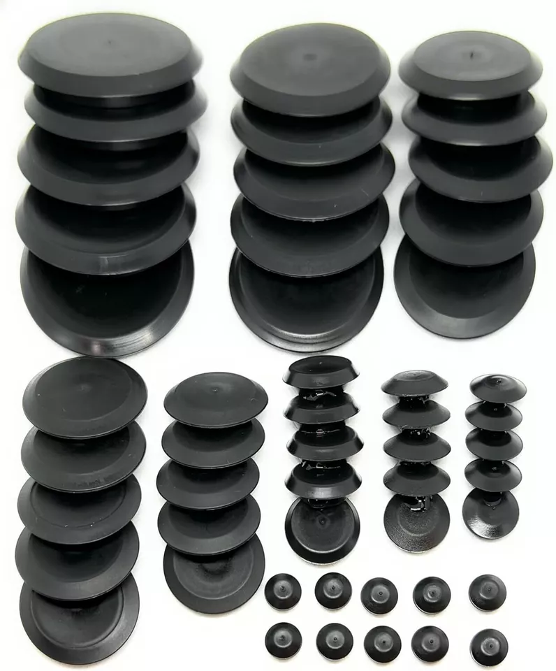 TOP SECRET PDR 50 Piece Plastic Plugs for Round Holes - Auto Body Plugs - Body Plugs - Sheet...