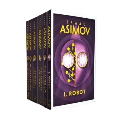 Isaac Asimov Robot Series 6 Books Collection Set (I, Robot, The Robots of Dawn.. Foto 1 de 3