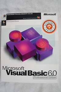 Microsoft Visual Basic Professional 6.0 PRO VB 6 Windows 98 7 8 10 11 with KEY - Picture 1 of 9
