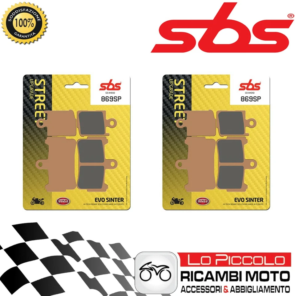 8 PASTIGLIE FRENO ANTERIORE SBS SINTERIZZATE HONDA VFR 1200 F DCT 2010 - 2015 Foto 1 de 1