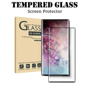 Protector de pantalla de vidrio templado cubierta completa para Samsung Galaxy Note 10 Plus/S8/S9/S10 - Imagen 1 de 12