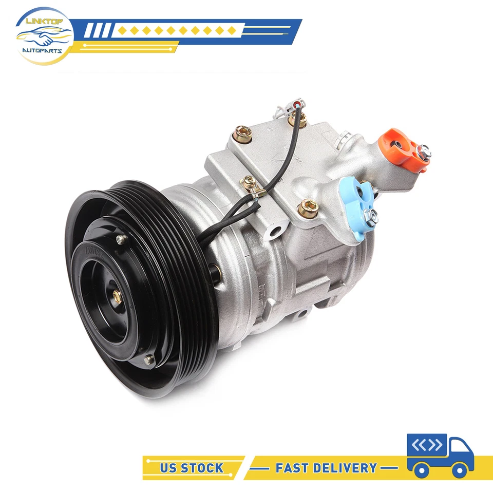 Fits Toyota Corolla 1.8L 1999 - 2000 2001 2002 A/C Compressor And Clutch - Image 1 of 4