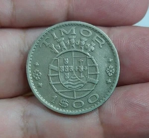 42) Portugal / Timor - 1 Escudo 1958 KM#13 Circulated - Picture 1 of 2