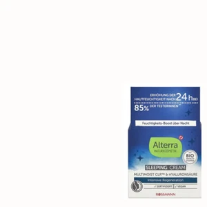 1x50ml Alterra Natur Sleeping Cream Nachtcreme Hyaluronsäure & Vitamine vegan - Bild 1 von 1