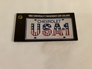 1983 Chevrolet Passenger Car Colors chart - Picture 1 of 2