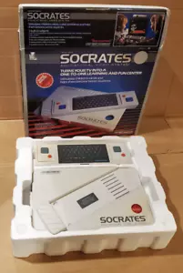 SOCRATES Educational TV Video System V-TECH 1988 W/ Box. Untested - Picture 1 of 12