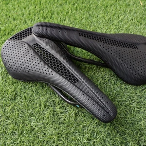 Full Carbon 3D Printed Bike Saddle 265x143mm MTB Gravel Road Bicycle Seat 7x9mm - Bild 1 von 15