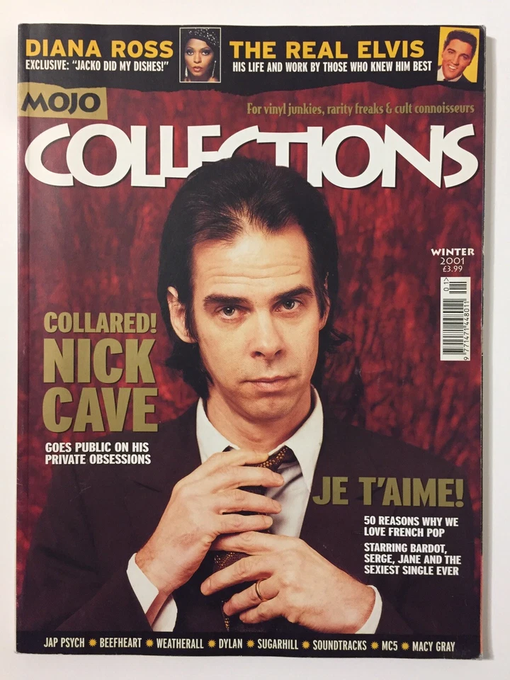 Mojo Collections Magazine Winter 2001 Nick Cave French Pop Elvis Diana Ross MC5 - Image 1 of 4