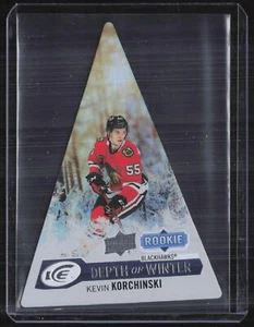 Kevin Korchinski 2023-24 UD ICE Depth of Winter Rookie #DW-45 Chicago Blackhawks - Foto 1 di 2