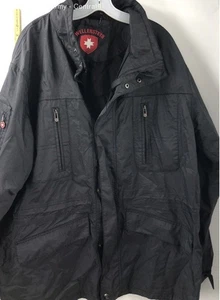 Wellensteyn Mens Black Long Sleeve Zipped Pockets Classic Jacket Size 2XL - Picture 1 of 7