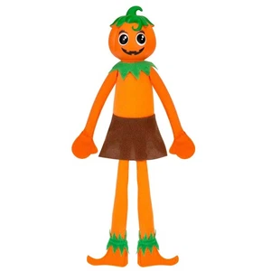Figura de peluche The Boo Crew señora cabeza de calabaza muñeca Halloween 30 cm - Imagen 1 de 7